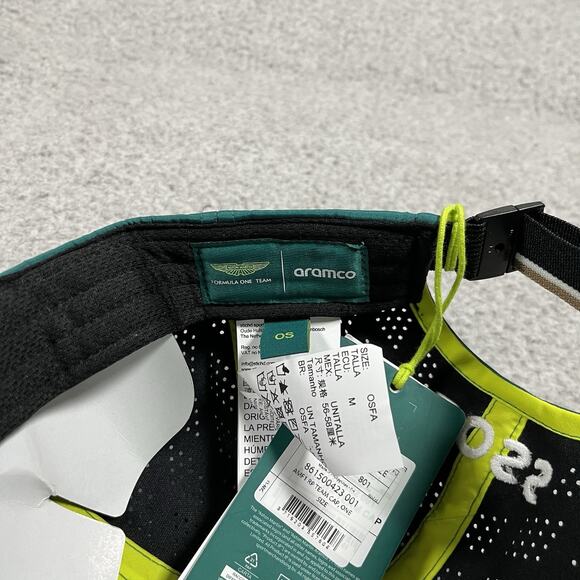 Aston Martin F1 Racing Team Hat Baseball Cap Adjustable Aramco Formula One - Picture 8 of 11